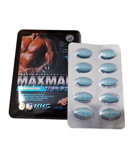 MAX MAN - за ерекция, задържане и уголемяване 10 броя