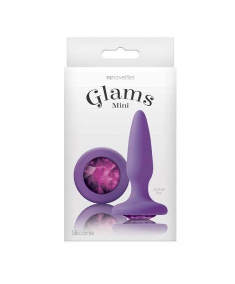 Анален разширител - Glams Mini Purple Gem