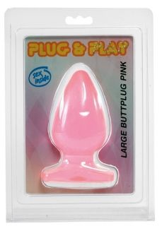 Разширител - PLUG&PLAY LARGE BUTT PLUG PINK